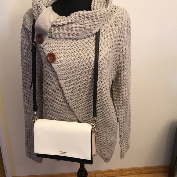 Kate Spade Carson Convertible Crossbody Handbag Warm Beige Color